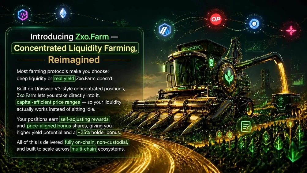 Zxo Explainer - How concentrated liquidity farming works on Zxo.Farm
